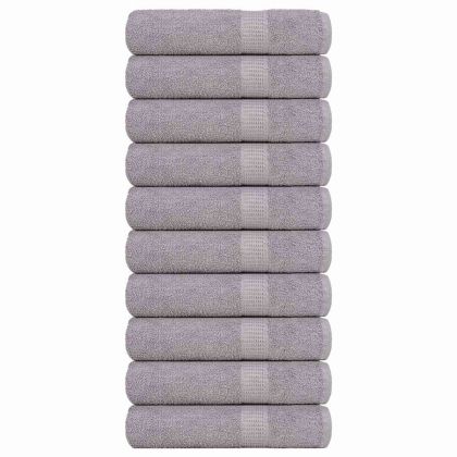 Кърпи за баня FROGN 10 бр. Сиви 100x150 см 360 г/м²