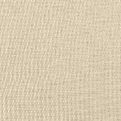 Комплект дивани от 2 части с възглавници, кремав, плат