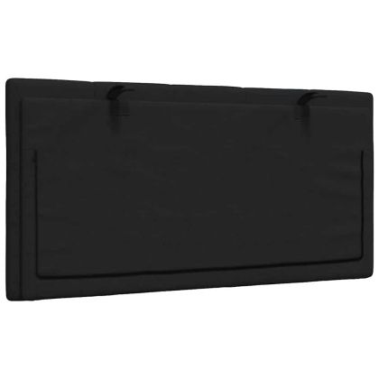 Мека табла за легло Hanko, черна, 100 см, плат