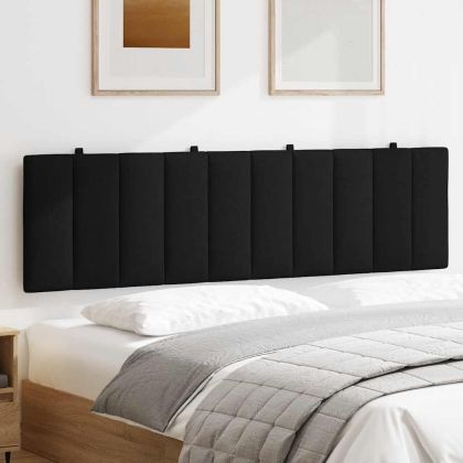 Мека табла за легло Hanko, черна, 180 см, плат