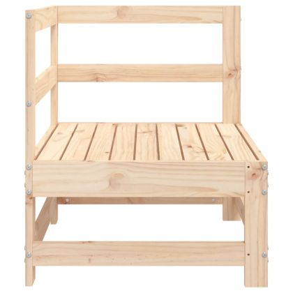 Градински ъглов диван, бор масив