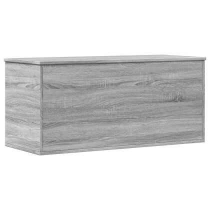 Кутия за съхранение, сив сонома, 100x42x46 см, инженерно дърво