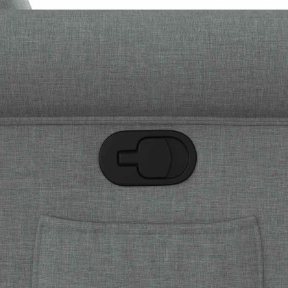 Реклайнер, тъмносив, текстил