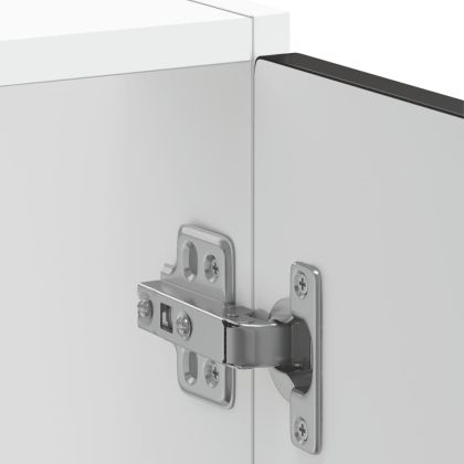 Шкаф за мивка, Kalmar, черен, 60x46x81,5 см, инженерно дърво