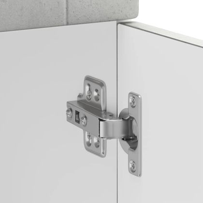 Кухненски шкаф, "Kalmar", бетонно сив, инженерно дърво