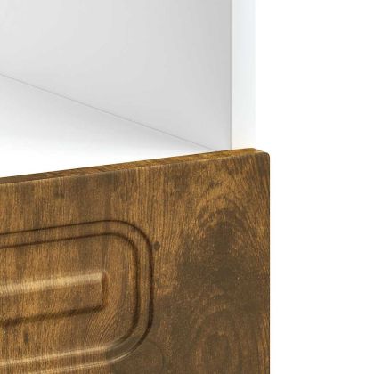 Шкаф за фурна, Kalmar, опушен дъб, инженерно дърво