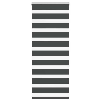 Зеброва щора черна 55x150 см Ширина на плата 50,9 см Полиестер
