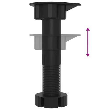 Кухненски стенен ъглов шкаф, Kalmar, черен, инженерно дърво