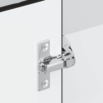 Кухненски стенен ъглов шкаф, Kalmar, черен, инженерно дърво