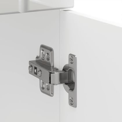 Кухненски шкаф Lucca, бял гланц, инженерно дърв