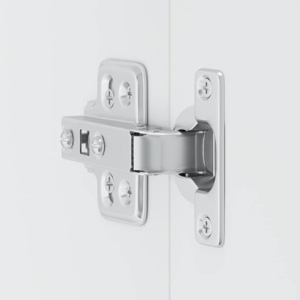 Кухненски стенен шкаф Lucca, бял гланц, инженерно дърво