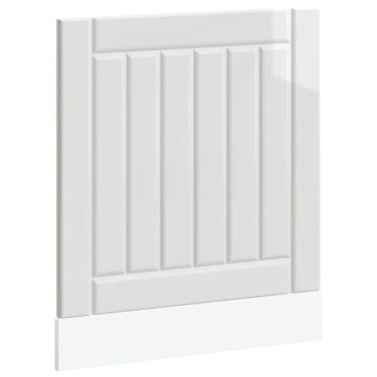 Панел за миялна машина, Lucca, бял гланц, инженерно дърво