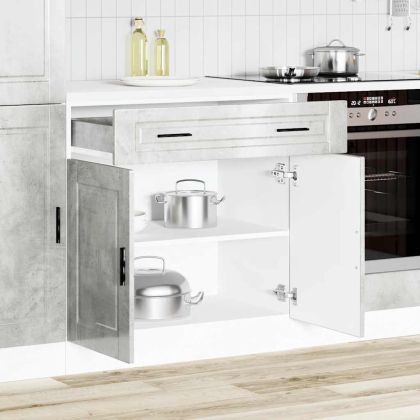 Кухненски шкаф Porto, бетонно сив, инженерно дърво