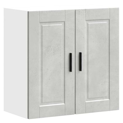 Кухненски стенен шкаф Porto, бетонно сив, инженерно дърво
