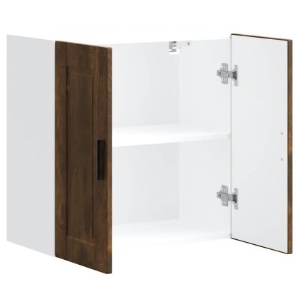 Кухненски стенен шкаф Porto, бетонно сив, инженерно дърво