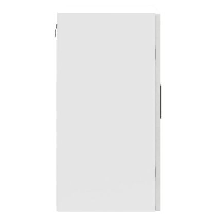 Кухненски стенен шкаф със стъклена врата Porto бетонно сив