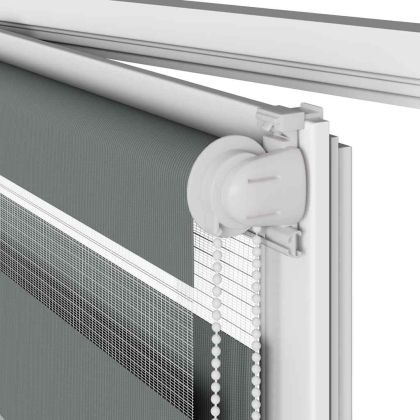 Зеброва щора 125x200 см Ширина на плата 120,9 см Полиестер