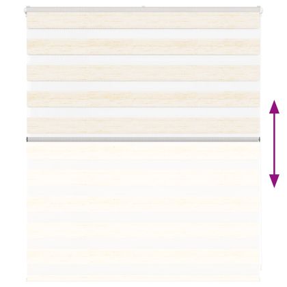 Зеброва щора 135x100 см Ширина на плата 130,9 см Полиестер