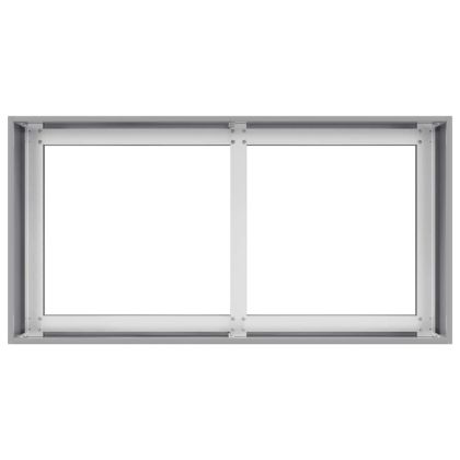 Кашпа, 80x40x40 см, поцинкована стомана