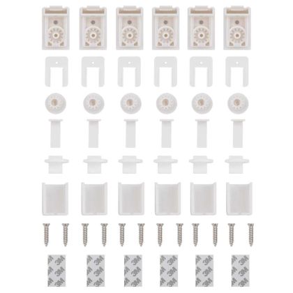 Плисирана щора черна 120x150 cm Ширина на плата 119,4 cm