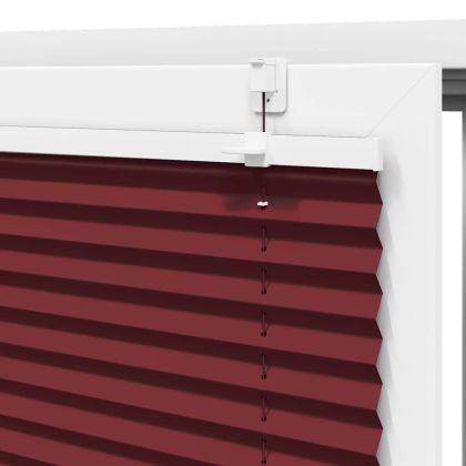 Плисирана щора Бордо червено 105x100 cm Ширина на плата 104,4cm