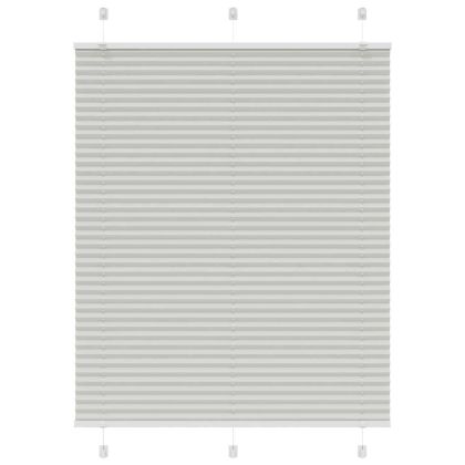 Плисирана щора Светло сиво 105x100 cm Ширина на плата 104,4 cm