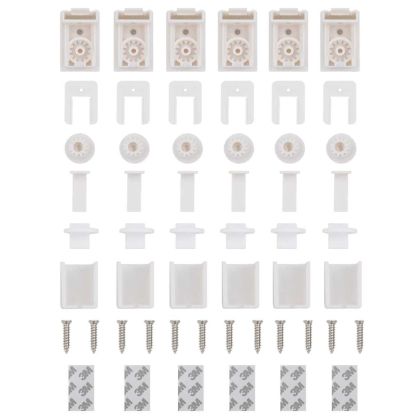 Плисирана щора Светло сиво 115x200 cm Ширина на плата 114,4 cm