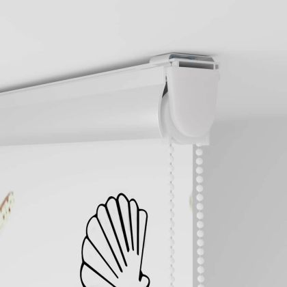 Ролетна щора за душ с касета 150x240 см Ширина на плата 146 см