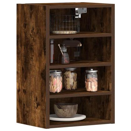 Висящ шкаф "Рига" опушен дъб 40x29,5x60 см Инженерно дърво