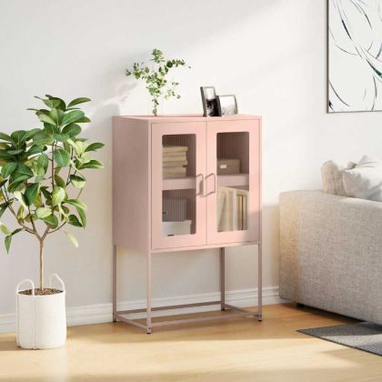 Висока дъска Pink 68x39x107 cm Стомана