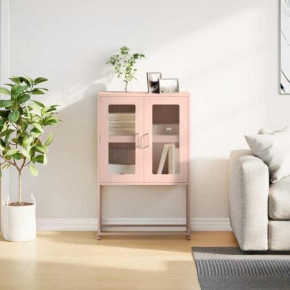 Висока дъска Pink 68x39x107 cm Стомана