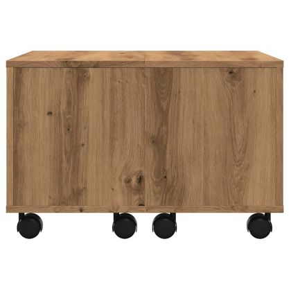 Комплект кафе маси, дъб сонома, 60x60x38 см, инженерно дърво