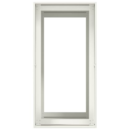 Кашпа, бяла, 40x80x80 см, стомана