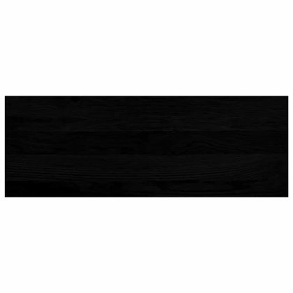 Стълбищни стъпала, 16 бр, тъмнокафяви, 70x25x2 см, дъб масив