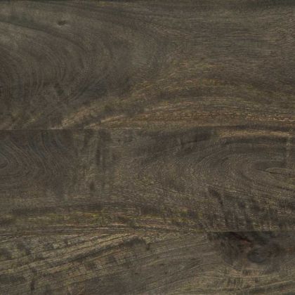 Нощно шкафче, черно, 50x33x60 см, мангово дърво масив