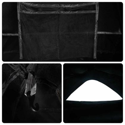 Палатка за къмпинг за 1 лице Бяла затъмнена тъкан Водоустойчива