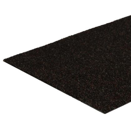 Изтривалки за стълби, самозалепващи се, 30 бр., 60x25 см, тъмнокафяви, правоъгълни