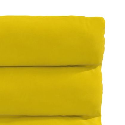 Трапезни столове, 2 бр, жълти, кадифе