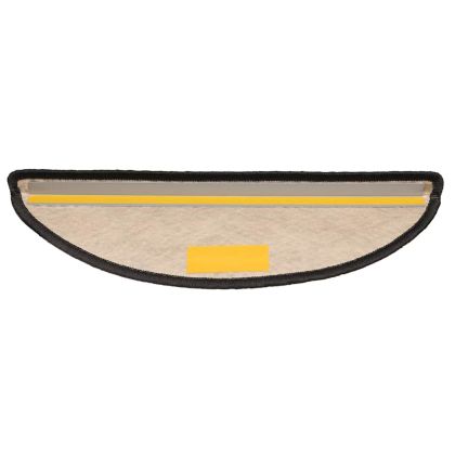 Самозалепващи стелки за стълби сизал 30 бр 56x17x3 см антрацит