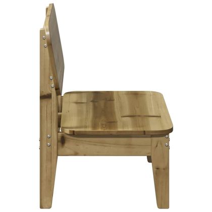 Градински стол 60x52,5x72 cm Импрегнирано дърво Бор