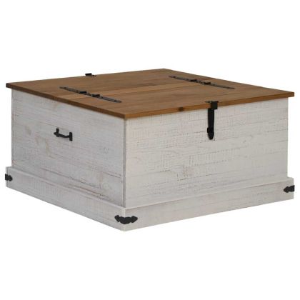 Скрин за съхранение HALDEN бял 91x91x47 cm бор