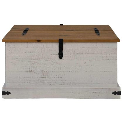 Скрин за съхранение HALDEN бял 91x91x47 cm бор