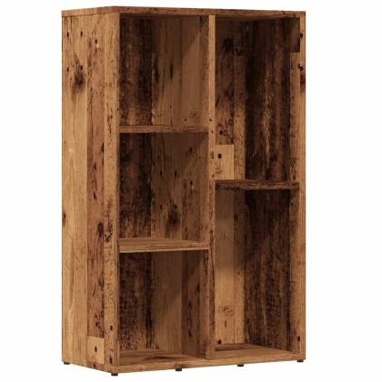 Библиотека, старо дърво, 50x25x80 см, инженерно дърво