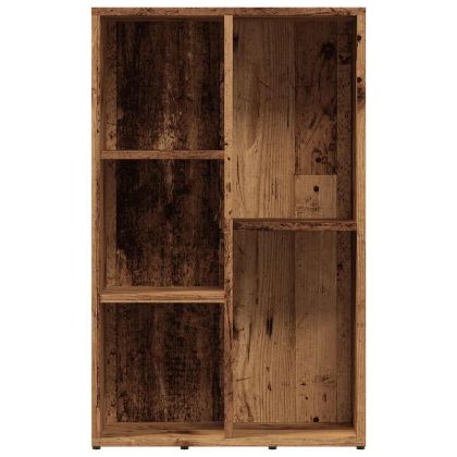 Библиотека, старо дърво, 50x25x80 см, инженерно дърво