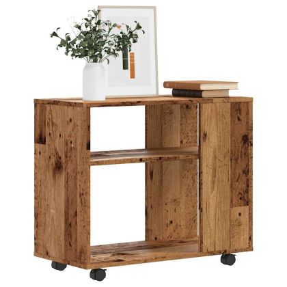 Странична маса Старо дърво 70x35x55 cm Инженерна дървесина