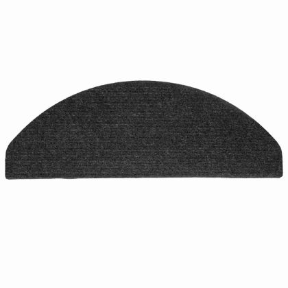 Самозалепващи стелки за стъпала, 30 бр, черни, 65x22,5x3,5 см