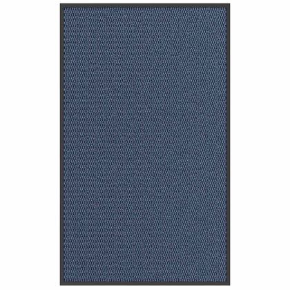 Изтривалка за врата синя 90x150 cm