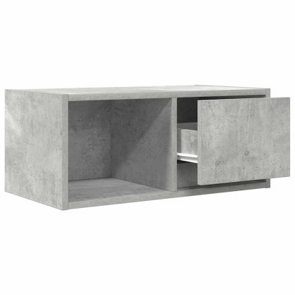 ТВ шкафове 2 бр бетонно сиви 60x31x25,5 см инженерно дърво