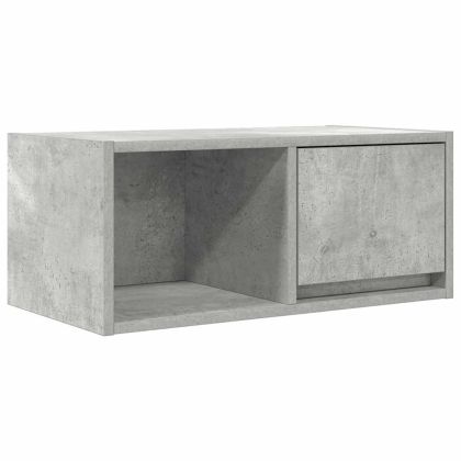ТВ шкафове 2 бр бетонно сиви 60x31x25,5 см инженерно дърво