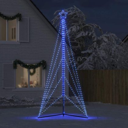 LED коледна елха 615 светодиода синьо 404,5 см